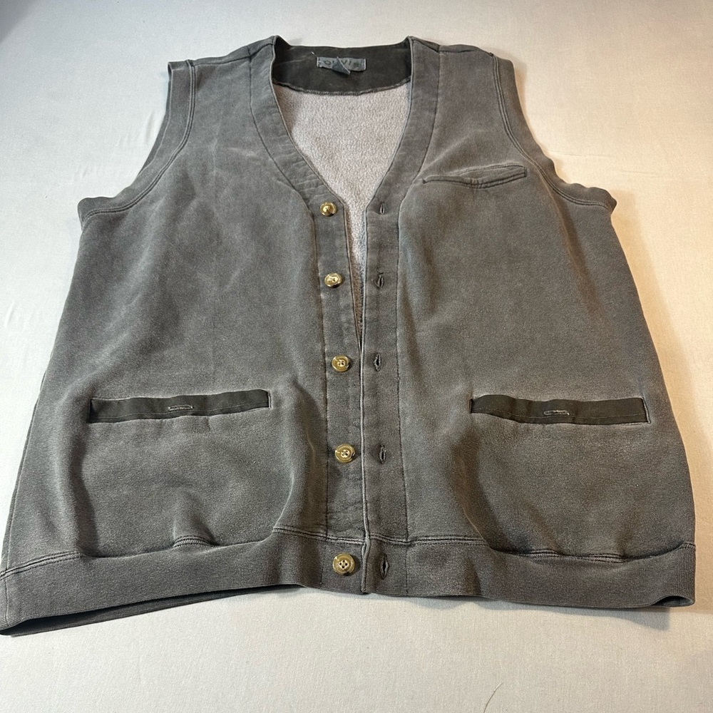 Orvis Gray Men's Cardigan Sweater Vest